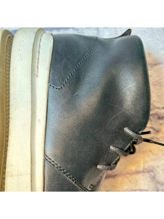 Cole Haan Grand Tour Chukka Boots Mens 9.5M Black Leather Lace-Up Ankle main image 12